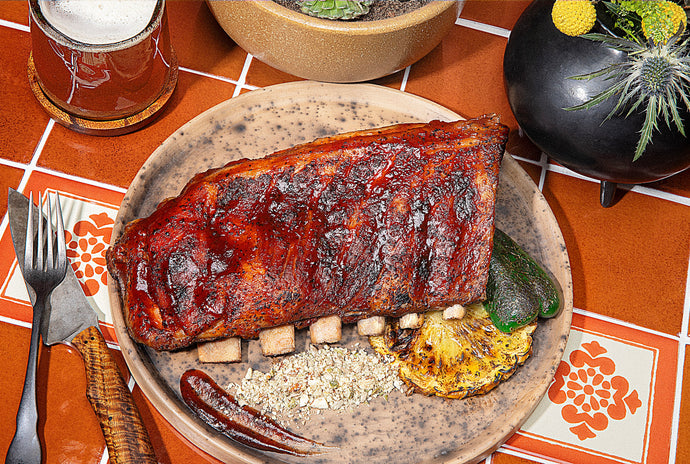 Poblano Baby Back Ribs with Mexican-Style Dukkah